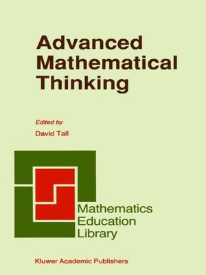 cover image of Advanced Mathematical Thinking
